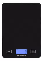 Balanza Digital Cocina Alimentos 5kg Alta Precision Femmto Color Negro