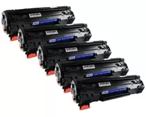 Kit C/ 5 Toner Ce285a P1102w M1132 85a M1132 M1212 M113