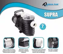 Bomba Centrífuga Para Alberca Aqua Pak Supra 30 3hp 230v Monofásica 540l/min