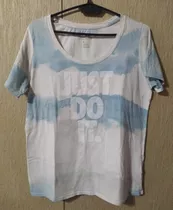 Remera  Deportiva  Nike De Mujer L Just Do It