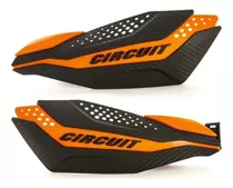 Cubre Puños Circuit Dakar Universal Carbono/naranja Moto