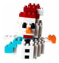 Muñeco De Nieve Navidad Mini Bloques De Construcción