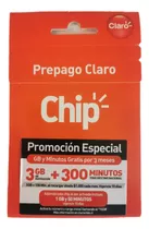 Chip Claro 50 Min + 1 Gb + Redes S.