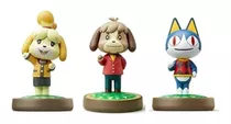 Paquete 3 Figuras Amiibo Animal Crossing Agranel Nuevo Wii U