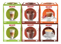 Kit 96 Cápsulas Para Dolce Gusto Cápsula Bebida Bicafé