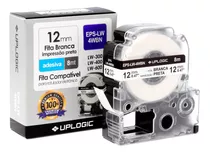 Fita Rotulador Epson Lw 300 400 600p Compatível 12mm Branca