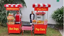 Carritos Pop Corn/ Churro/ Hot Dog/ Hamburguesa/helados 