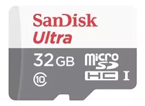 Tarjeta De Memoria Sandisk Uhs-i Card With Adapter 32gb 100mb/s  Ultra Con Adaptador Sd 32gb