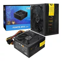 Fonte Atx 550w Real 80 Plus Bronze - Super Silenciosa Bivolt