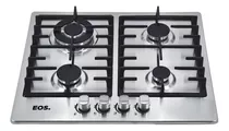 Fogão Cooktop Inox A Gás 4 Bocas 1 Dupla Bivolt Ecg04 - Eos