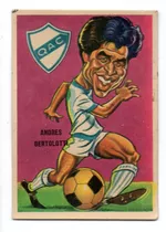 Figurita Quilmes Tarjeton Futbol Sport 1967 N°100 Bertolotti