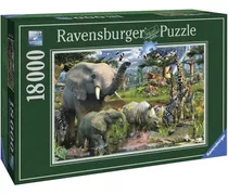 Puzzle 18000 Peças - At The Waterhole - Ravensburger