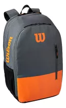 Mochila De Tenis Wilson Team Gris/naranja