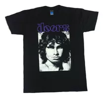 Playera The Doors Jim Morrison Banda Rock Negro