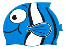 Gorros Niños Pez  Natación 100% Silicona Originales  Piscina