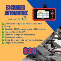 Servicio Escaneo Automotriz, Scaneo Automotriz A Domicilio