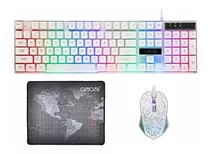 Chonchow Rainbow Gaming Keyboard And Mouse Combo Led Retroi