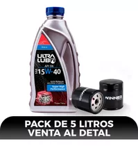 Aceite Mineral Ultralub 15w40 Sn. Pack De 5 Unidades