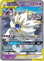 Carta Pokémon Solgaleo E Lunala Gx Aliados 75/236 Português