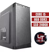 Computador Intel I5 Com 8gb De Ram Ssd 240gb Gabinete Padrão