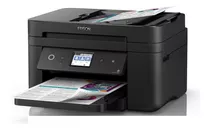 Impresora A Color  Multifunción Epson Workforce Wf-2860 Con Wifi Negra 100v/240v