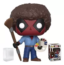 Funko Pop Marvel Xmen Deadpool Playtime Bob Ross Deadpool