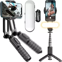 Estabilizador Para Celular Gimbal 5 En 1 Con Control + Led