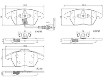 Balatas Delanteras Cerámica Brembo Audi A1 Ego 2014