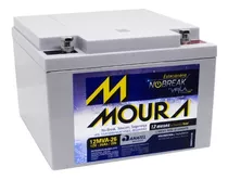 Batería Recargable 12v 24ah Moura (es De 26ah) Ups Alarmas