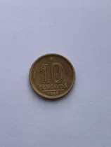 Moneda De 10 Centavos De Brasil Del Año 1948