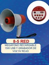 Megáfono De Mano 15w Recargable A 24