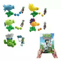 Bonecos Plants Vs Zombies Atira Mesmo Kit C/10 Brinquedos