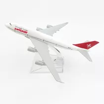 Miniatura Avião Swiss Air Suiça Boeing Airbus Modelos Metal