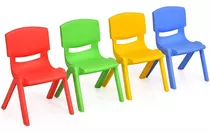 Sillas De Colores Apilables Para Niños Silla Plasticas Infan