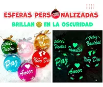 Adornos Navideños Esferas Bolas Navidad Personalizados Perú