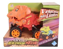 Dinosaurio Extremo Vehículo Monster 4x4 Pullback Duende Azul