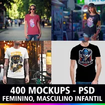 Mockups 100% Editável Psd Foto Realista Camisetas Unisex