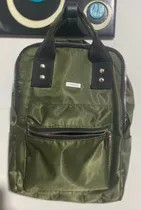 Mochila Tropea Cartera Bolso Mujer Verde Oscuro