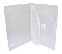 50 Estojo Duplo Capa Dvd Box Case Transparente Grosso 14 Mm