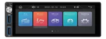 Radio Auto Android 1 Din Con Pantalla Tactil Aiwa Aw-a485bt Color Negro