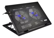 Base Suporte 2 Coolers Para Notebook Shine Usb Led Letron