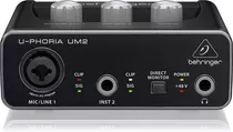 Interfaz De Audio Behringer U-phoria Um2