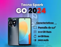 Tecno Spark Go 2024 3gb Ram 64gb Rom 4g/lte 2x1 100$  
