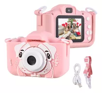 Camera Digital Infantil  Fotos Voz Com Capa Anti Queda Usb