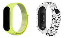 Pack 2 Correas Compatible Mi Band Xiaomi Pulsera Diseño Cool