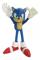 Boneco Sonic 26cm Filme Articulado Sega Coleção Na Caixa