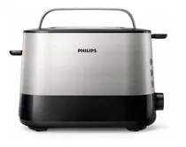 Tostadora Philips Hd2637/90 Viva Collection Color Inoxidable Y Negro