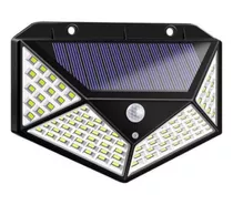 Luz Recargable Lampara Led Sensor Movimiento Panel Solar 180