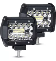  Barra Led Faro 60w 20 Led Spot Flood 4x4 Cuatri Agro El Par