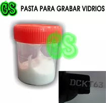 Pasta Acido Para Grabar Vidrios Patente Grabado 20g